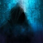 hooded man, mystery, scary